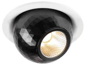 LA 1010354 DYSKO Stropní vestavné svítidlo, kulaté, PHASE, 2700K, 6. 4 W, 36°, bílá / černá - BIG WHITE (SLV)
