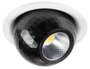 LA 1010354 DYSKO Stropní vestavné svítidlo, kulaté, PHASE, 2700K, 6. 4 W, 36°, bílá / černá - BIG WHITE (SLV)