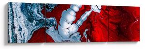 Obraz abstraktních skvrn (170x50 cm)