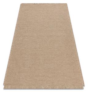 Koberec JUTE 3652 s třásněmi, šedý / béžový