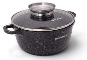 HRNEC ALUMINIUM OKRAGLY 26 CM MRAMOR S INDUKCÍ 5,5 L MASTERPAN MP-2116