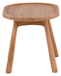 Odkládací stolek Bohol, přírodní barva, 60x40x40