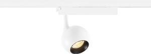 LA 1010451 LIGHT EYE® 2.0 1~ Spot, PHASE, kulatý, 3000K, 11 W, 30°, bílý / černý - BIG WHITE (SLV)
