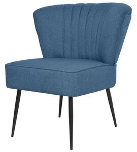 Koktejlová židle modrá textil