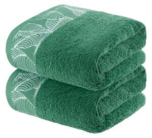LIVARNO home Froté ručník, 50 x 100 cm, 2 kusy (zelená) (100346844002)
