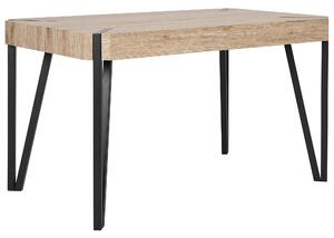 Jídelní stůl CAMBELL Světle hnědá 130 cm 80 cm