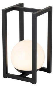 Venkovní stolní lampa černá vč. LED s dotykovým ovládáním a dobíjením - Nowi