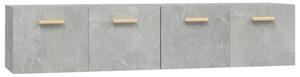 Nástěnné skříňky 2 ks betonově šedé 80 x 35 x 36,5 cm kompozit