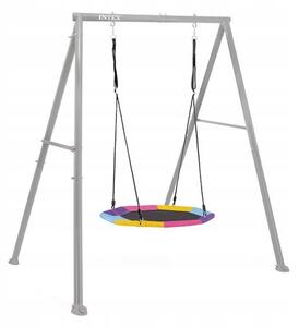Zahradní houpačka hnízdo Intex volně stojící, vícebarevná, 102 cm