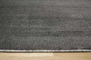 Metrážový koberec Java 177 šedý / stříbrný / černý
