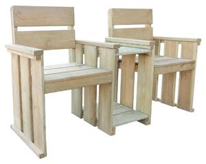 2místná zahradní lavice 150 cm impregnované borové dřevo