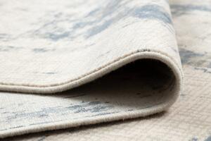 Makro Abra Vlněný kusový koberec NAIN 7005/50955 Abstraktní moderní béžový modrý Rozměr: 80x150 cm