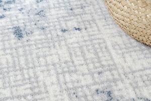 Makro Abra Vlněný kusový koberec NAIN 7005/51955 Abstraktní béžový modrý Rozměr: 120x170 cm