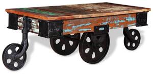 Konferenční stolek recyklované dřevo 90 x 45 x 35 cm