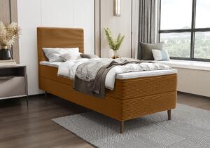 Moderní postel Karas 80x200cm, žlutohnědá Poso