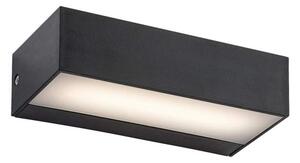 Rabalux 7935 HALDEN - Nástěnné LED venkovní svítidlo v černé barvě, LED 9W, 4000K, IP65 (LED černé venkovní svítidlo na zeď )