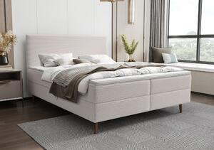 Moderní postel Karas 140x200cm, bílá Poso