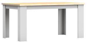 Jídelní stůl Zaragoza 180cm, bílá/dub Hikora