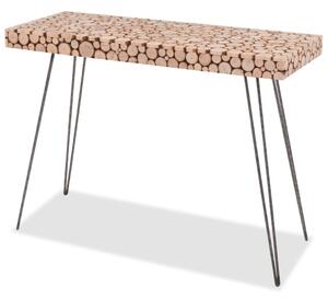 Konzolový stolek pravé jedlové dřevo 100,5 x 36,8 x 75 cm