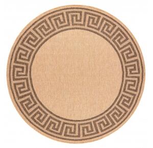 Koberec SIZAL FLOORLUX kruh 20014 mais / coffee