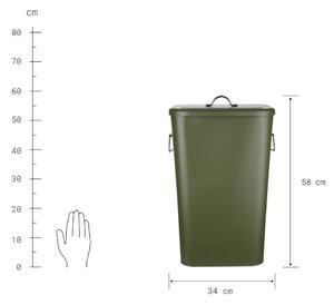 BINSTER Odpadkový koš 41 l - zelená