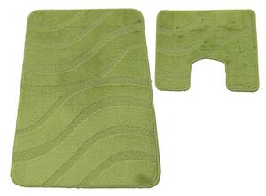Sada koupelnových koberečků Montana Symphony Phosphoric Green