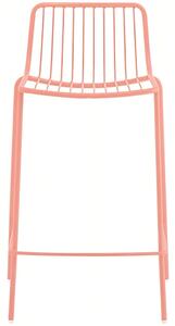 Pedrali Růžová kovová barová židle Nolita 3657 65 cm
