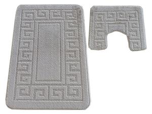 Sada koupelnových koberečků Montana Ethnic Sand Grey