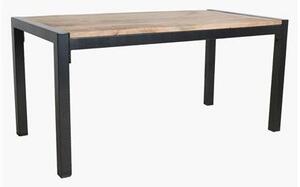 Raw Materials Amsterdam Jídelní stůl VINTAGE MANGO 160x80 cm, mangové dřevo a černý kov TAVM00003