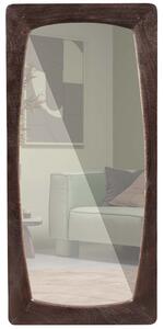 Hoorns Ořechové masivní nástěnné zrcadlo Becks 113 x 53 cm