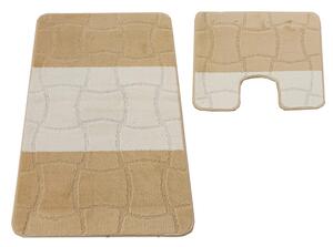 Sada koupelnových koberečků Montana Sariyer XL Light Beige