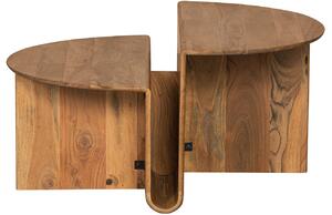 Hoorns Dřevěný konferenční stolek Jesow 90 cm
