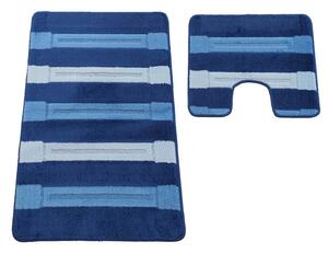 Sada koupelnových koberečků Montana Said XL Dark Blue