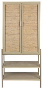 Béžová šatní skříň DUTCHBONE YASU 160 x 70 cm