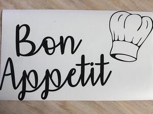 Bon Appetit s kuchařskou čepicí 100 x 60 cm