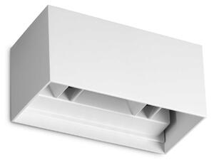Ideal Lux Venkovní nástěnné LED svítidlo ATOM d.20cm Barva: Bílá