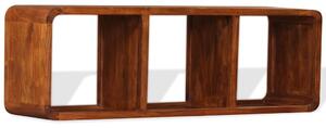 TV stolek masivní dřevo s medovým povrchem 120 x 30 x 40 cm