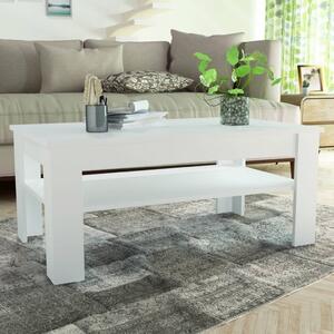 Konferenční stolek dřevotříska 110x65x48 cm bílá