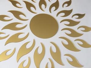 Zlaté zrcadlové slunce 42 x 42 cm