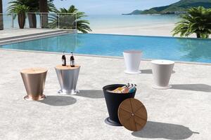 Zahradní stolek HIGOLD - ICOO BLACK / WHITE - Skladem