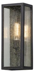HUDSON VALLEY nástěnné svítidlo DIXON kov/sklo nikl/kouřová E27 1x60W B5102-CE