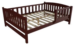 Vomaks Dětská postel DP 002 XL se zábranou Rozměr: 140 x 200 cm, Barva: barva růžová