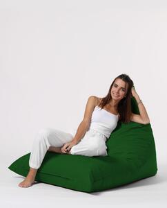 Atelier del Sofa Zahradní sedací vak Pyramid Big Bed Pouf - Green, Zelená