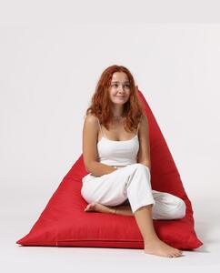 Atelier del Sofa Zahradní sedací vak Pyramid Big Bed Pouf - Red, Červená