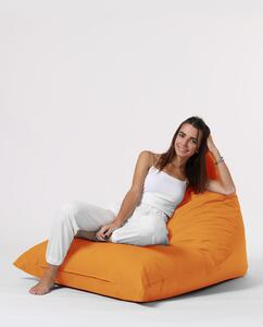 Atelier del Sofa Zahradní sedací vak Pyramid Big Bed Pouf - Orange, Oranžová