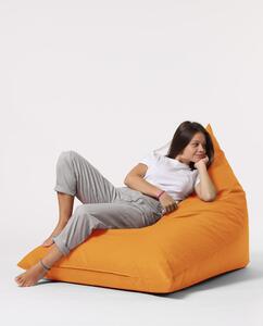 Atelier del Sofa Zahradní sedací vak Pyramid Big Bed Pouf - Orange, Oranžová
