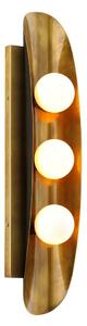 HUDSON VALLEY nástěnné svítidlo HOPPER mosaz/sklo mosaz/opál G9 3x20W 271-13-CE
