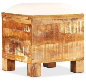 Úložná lavice masivní recyklované dřevo 40 x 40 x 45 cm