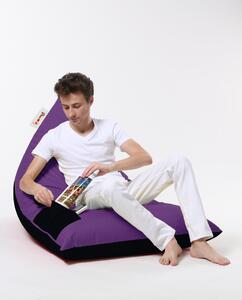 Atelier del Sofa Zahradní sedací vak Pyramid Large Double Color Bed Pouf - Purple, Purpurová