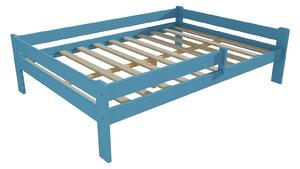 Vomaks Dětská postel DP 012 XL se zábranou Rozměr: 120 x 200 cm, Barva: barva modrá